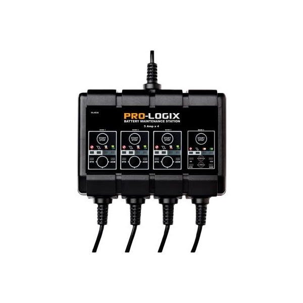 Integrated Supply Network SOLAR 12V 5A 4-Bank Solar Pro-Logix Battery Charger PL4050 - main